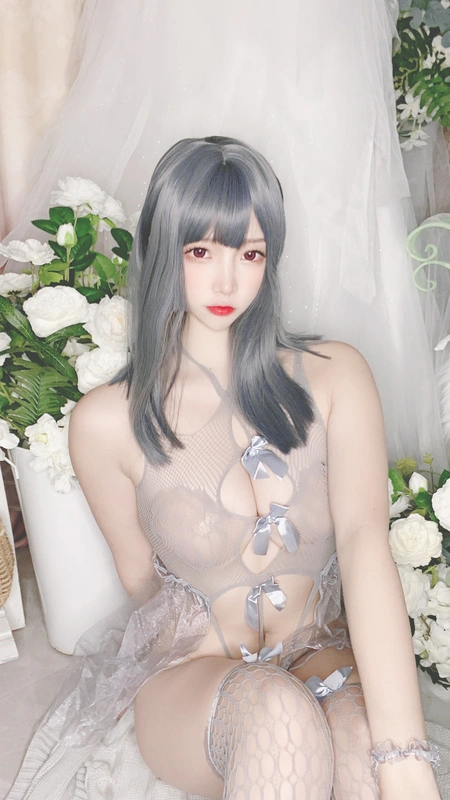 私房自拍蓝色网状比基尼 - 二佐Nisa