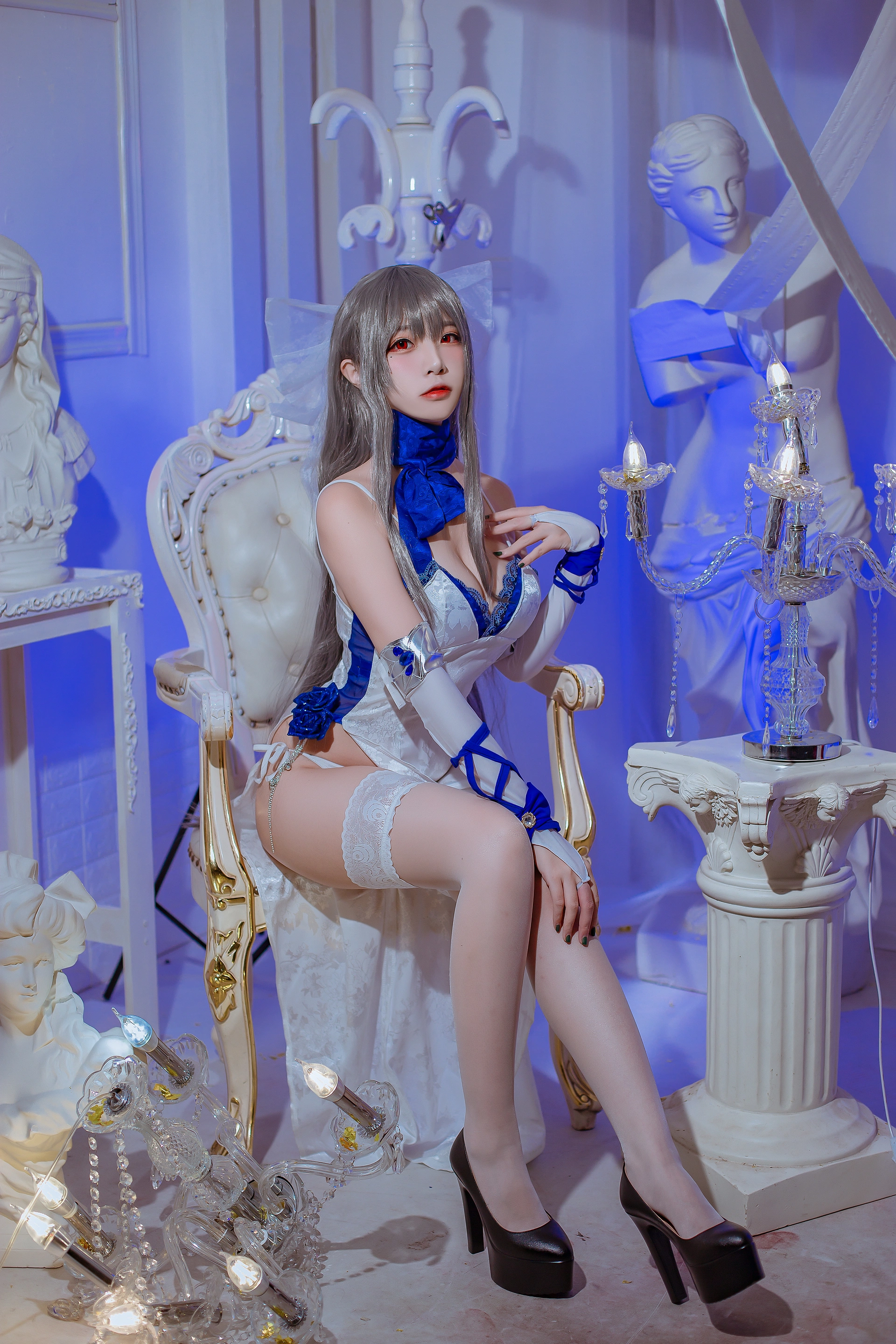 二佐Nisa - NO.103 碧蓝路易九礼服 2