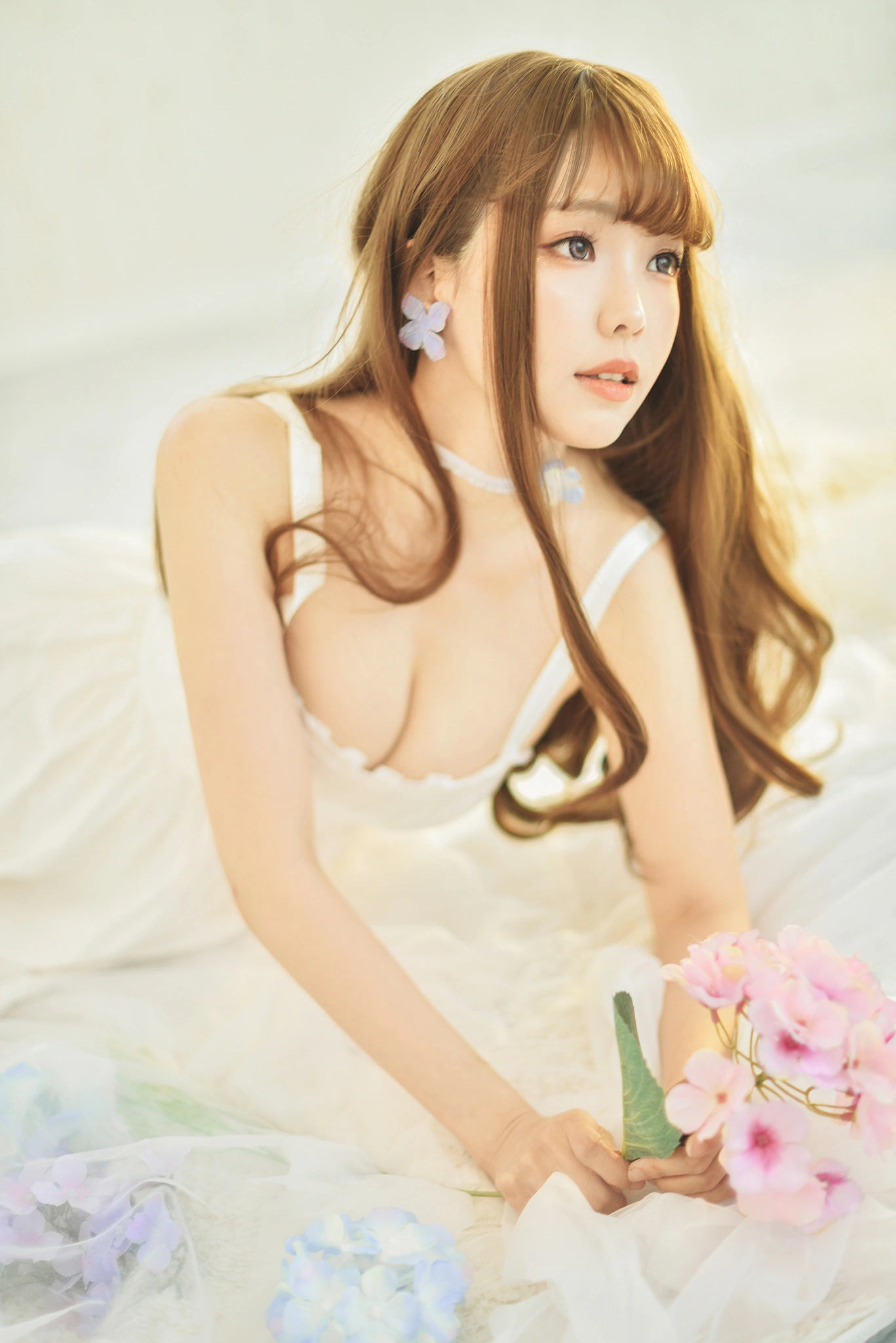 ElyEE子 - NO.76 White Dress 1